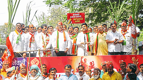 samarjeet ghatge criticism on maharashtra government