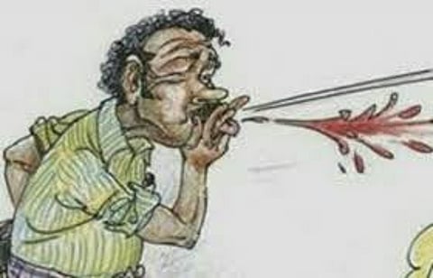 Thirteen and a half lakhs spit