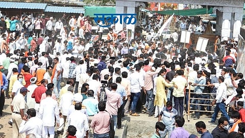 A large crowd of citizens attended Sanjay Rathores program