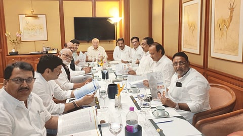 NCP and Congress Meeting was started