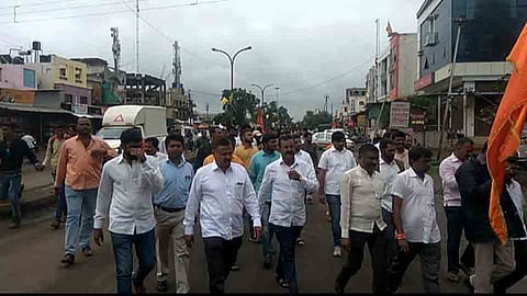 Maharashtra Bandh Rally On Tahsil Office Dindori