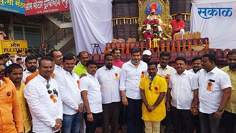 MLA Rohit Pawar announced that a statue of Shri Chhatrapati Maharaj will be erected in Kharda fort area.jpg