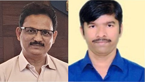 Shiva Shankar and Ashok Patil with the help of Solapur officials