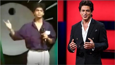 Shahrukh Khan anchoring for Doordarshan