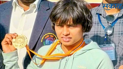 Kolhapur girl Nandini selected for world wrestling