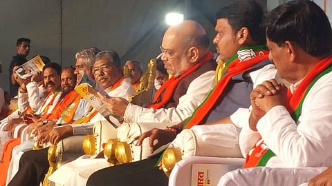 अमित शहांची बंद खोलीत तीन तास चर्चा; कोण होते उपस्थित?