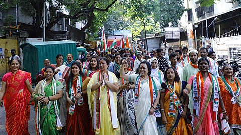 Vidhan Sabha 2019 congress candidate ashwini kadam rally Pune parvati constituency