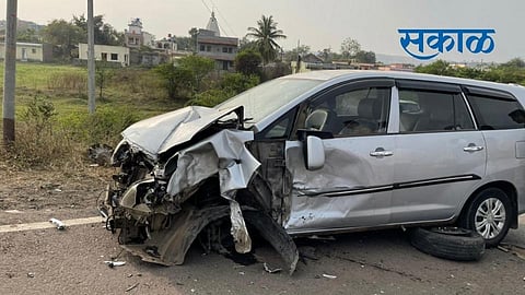 The accident took place on the Nagar Kalyan highway on Tuesday afternoon