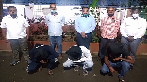 accused absconding accused of attacking MIDC officer
