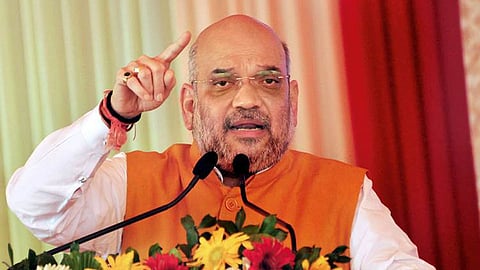 Amit Shah gets aggressive in loksabha on jammu kashmir issue