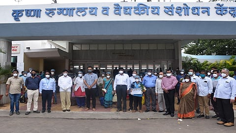 तब्बल 29 काेराेनामुक्त हाेताच हर हर महादेवाचा आवाज घुमला; कृष्णाची ‘सेंच्युरी’