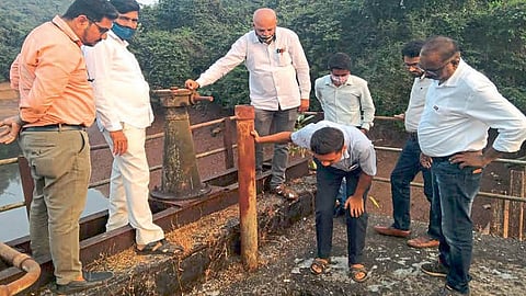 water supply of boraj dam in khed ratnagiri one month water supply available