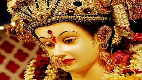 festival of navratri the temple of sojal goddess locked for people in sadavali ratnagiri