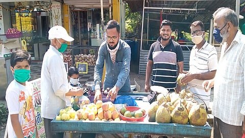 fruit stall