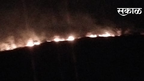 fire at new Katraj tunnel