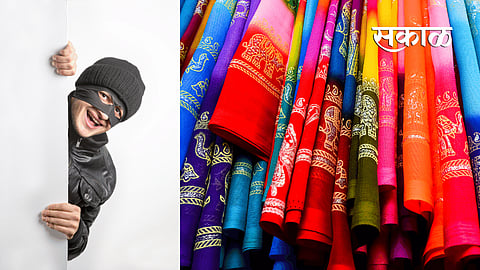 husband arrested for theft a sari for a wife in pune