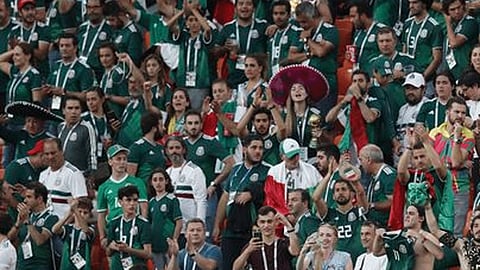Mexican Fans Celebrate South Korea's Victory Over Germany