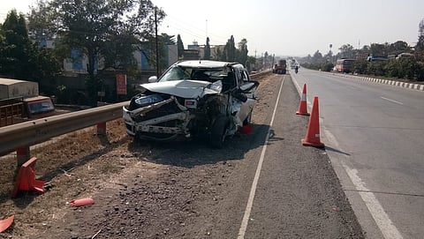 Accident in shiroli
