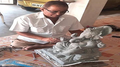 Bappa made during the lockdown in ratnagiri kokan marathi news