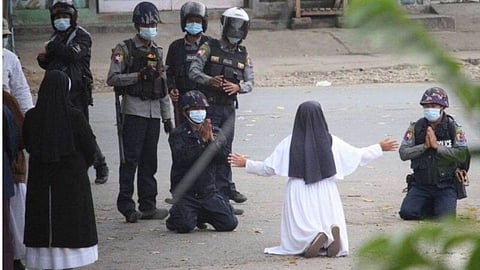 myanmar nun