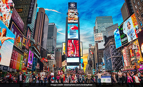 Lord ram and Ayodhya Temple Model To Be Displayed At New Yorks Times Square