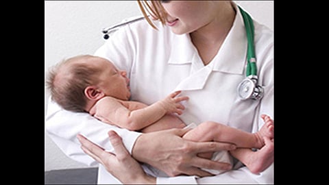 nurse was breast feeding new born baby after his mom couldnt at kolkata