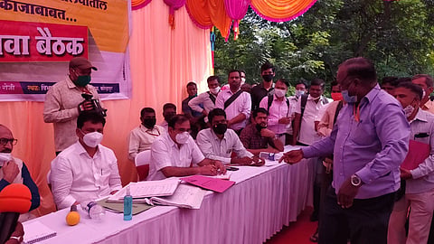 Review meeting of the office of the Joint Director of Education in kolhapur