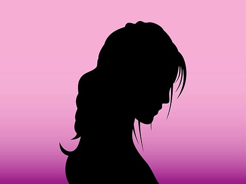 girl frustrated because she cannot go to the village to visit her mother