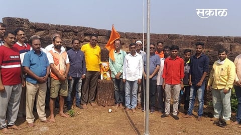 Shiv Jayanti celebrations at Fort Ghera Yashwantgad sadavali ratnagiri historical marathi news