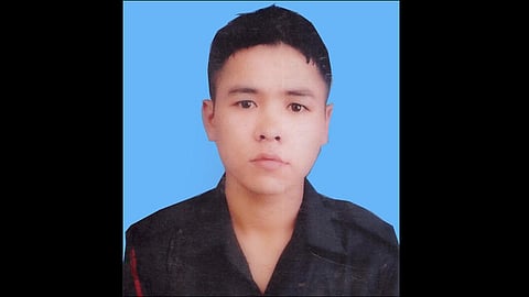 Indian soldier from Gorkha Rifles Rajib Thapa