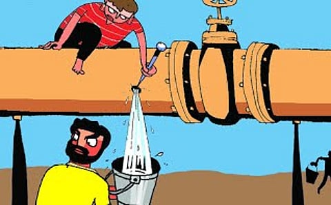 `या` शहरात पाणीचोरीचा असाही स्मार्ट फंडा...