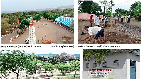 लोकसहभाग, श्रमदानातून लोहसर झाले ‘आदर्श’