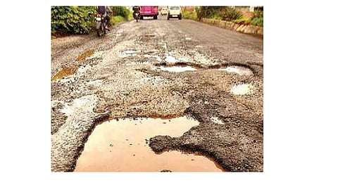 Immediately patch the roads in the city ...