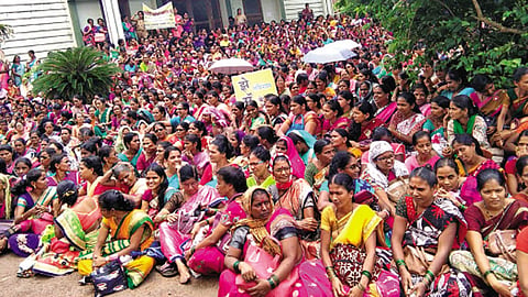 देशव्यापी संपात अंगणवाडी कर्मचारी सहभागी होणार