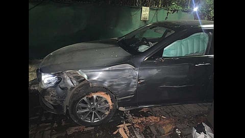 Congress MLA Vishwajit Kadam is safe in a vehicle accident in Pune.jpg