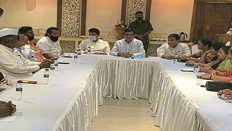 Congress party meeting