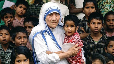 Tribute to mother teresa on her birth anniversary