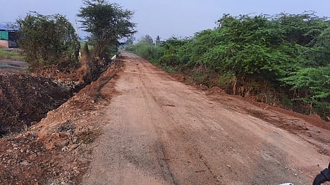 Finally Khadki Parwadi road repair