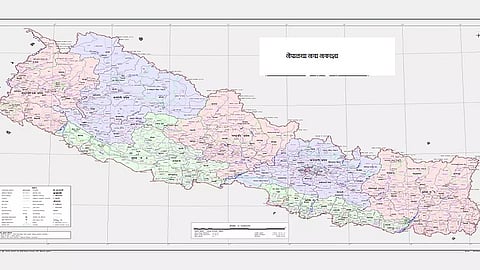 Nepal, India, Nepal New Map