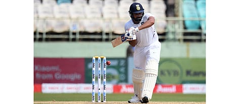 Rohit Sharma scores 11th Half Century in test cricket in 1st test against South Africa