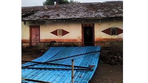 rain in Ajra taluka Damage to remaining houses kolhapur marathi news
