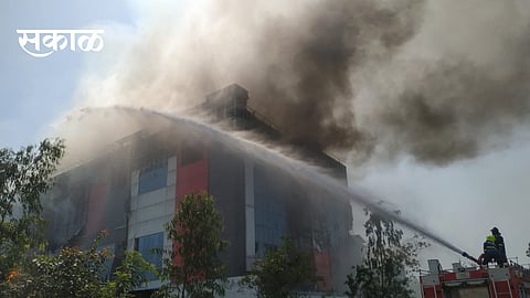 Fire at Snehal Farma company in butibori Nagpur