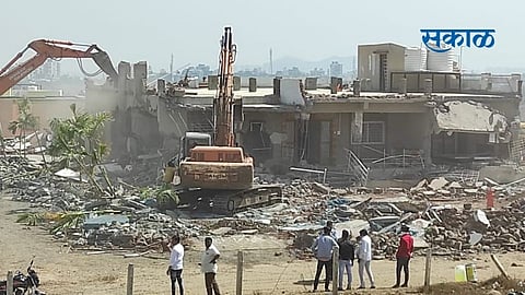 अनेकांची स्वप्ने भुईसपाट; भोसरी रेडझोनमधील बांधकामांवर मोठी कारवाई