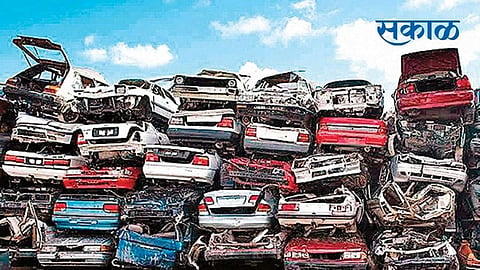 Scrap vehicle