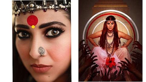 Tejaswini pandit Share photo as a kamakhya Goddess on the occasion of navratri festival 2019