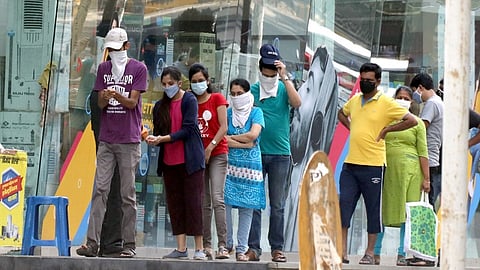 Violation of rules of Social distancing in pimpri