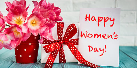 You can give a special gift for Women's Day