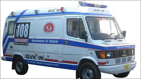 gujrat 108 ambulance servis niligance cm vijay rupanis cousin dies in rajkot