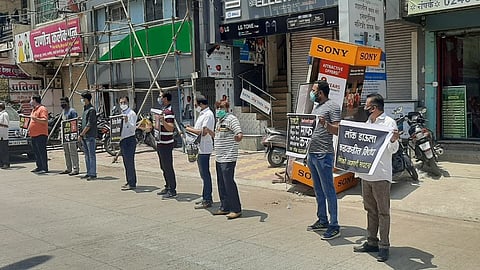aurangabad traders against lockdown