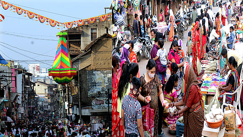 crowd in market